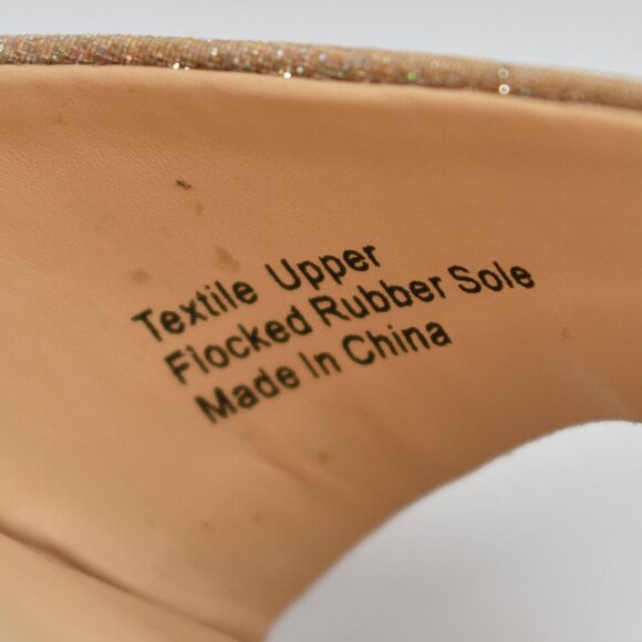 Badgley Mischka American Glamour Catalina Open Toe Block Heel - 12 - Picture 15 of 15